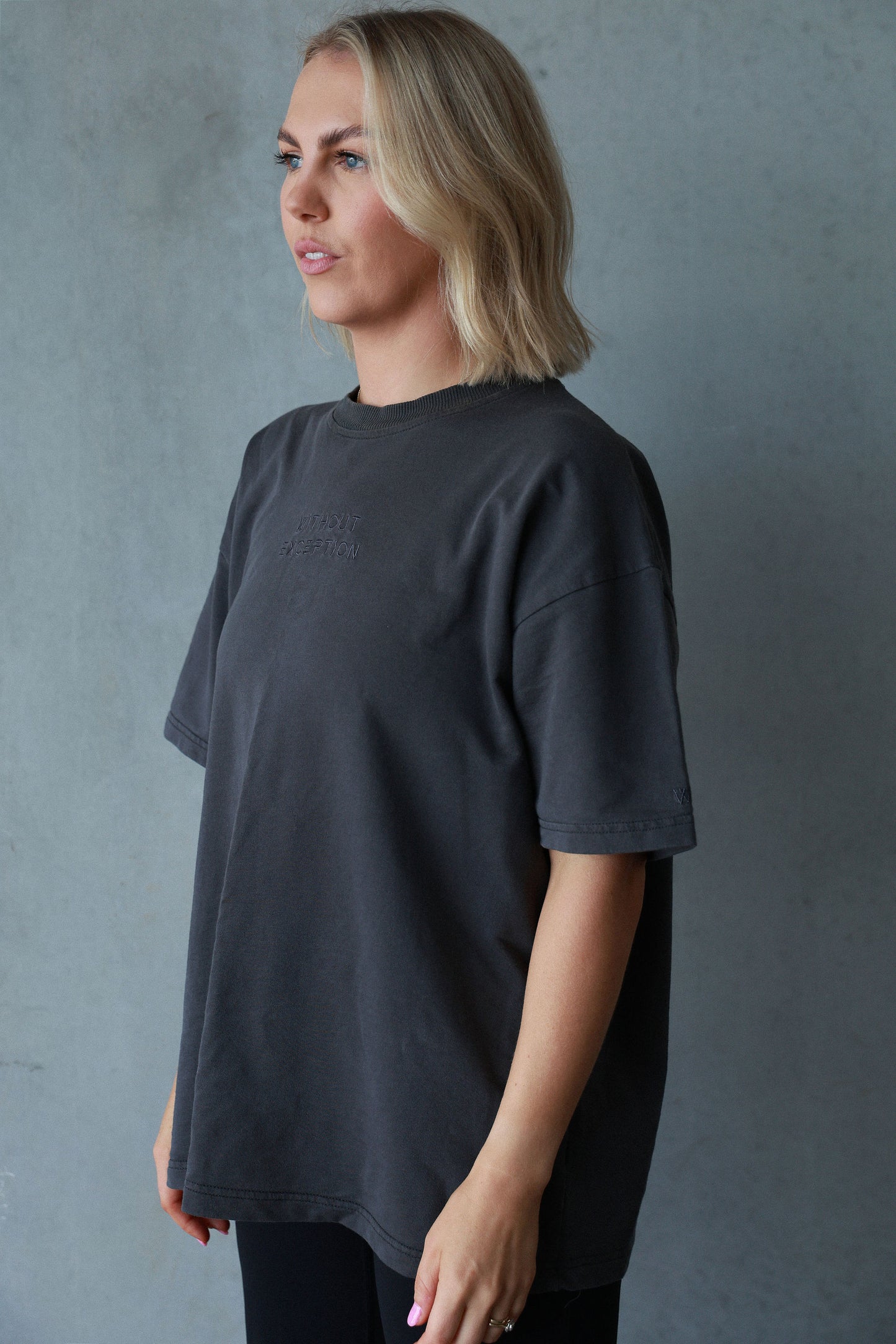 Box Oversized T-Shirt - Charcoal