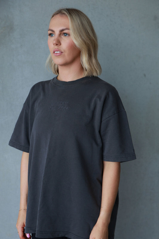 Box Oversized T-Shirt - Charcoal