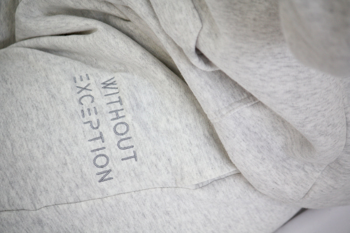 Without Exception Track Pants - Cloud Premium Material – Without Exception