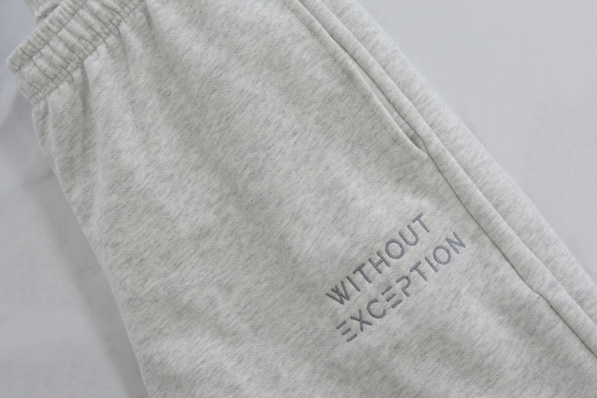 Without Exception Track Pants - Cloud Premium Material – Without Exception